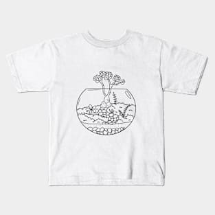 Terrarium 3 Line version Kids T-Shirt